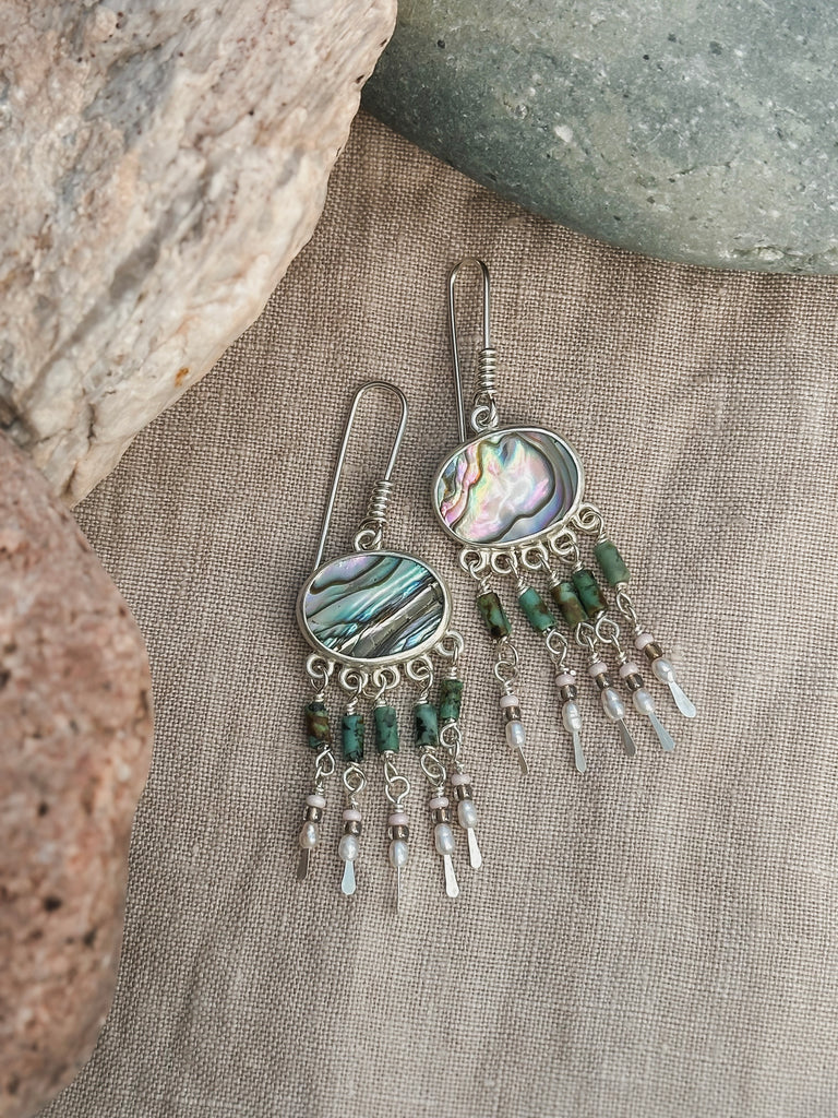 Abalone Shimmer Earrings
