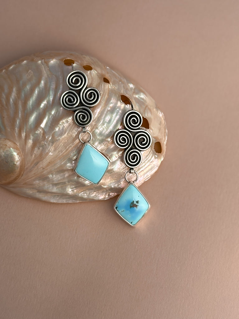 We Are All Spiraling Earrings