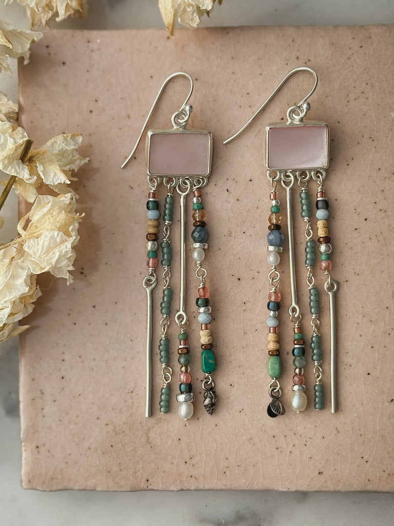 Mother of Pearl Beachcomber Earrings