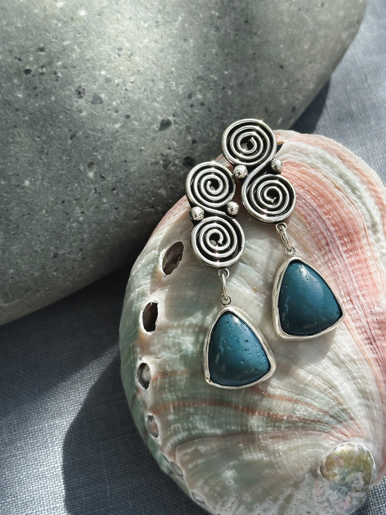 Duality Leland Blue Earrings